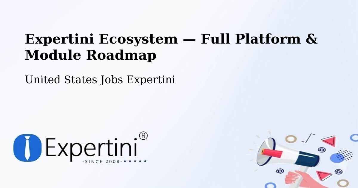 Expertini Ecosystem — Full Platform & Module Roadmap – Pine
