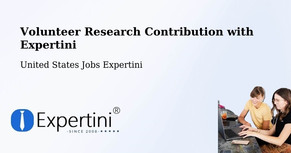 Volunteer Research Contribution Program – Pine - United States Jobs Expertini